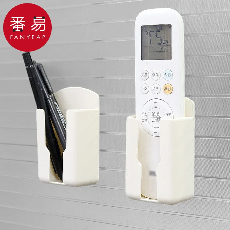 Remote Control Storage Box A1P49-Air Conditioning TV Remote Control WallP49-mounted Storage Box Hanging Bracket Shelf