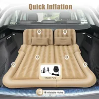 Inflatable Bed Mattress Car Truck SUV Back Seat Sleeping Beds with Air Pump Set for Travel, Camping, Outdoor Activities