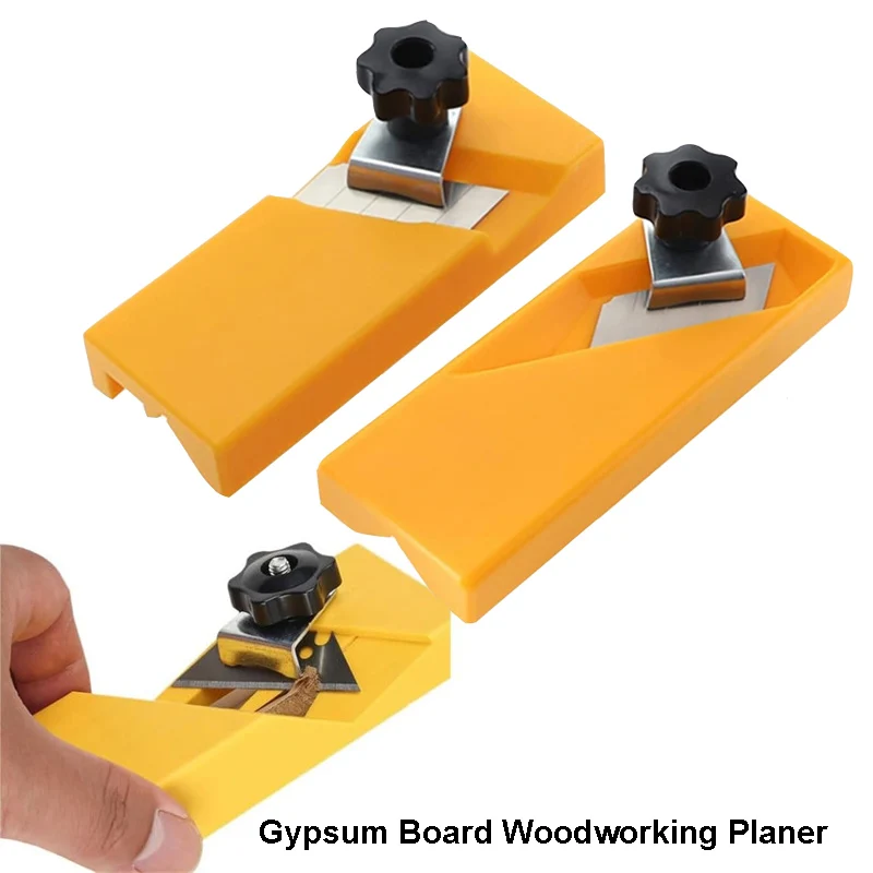 Woodworking Gypsum Board Planer Tool Flat Square Plane Drywall Edge Chamfer Wood 45 Degree Chamfering Tool Plasterboard Cutter