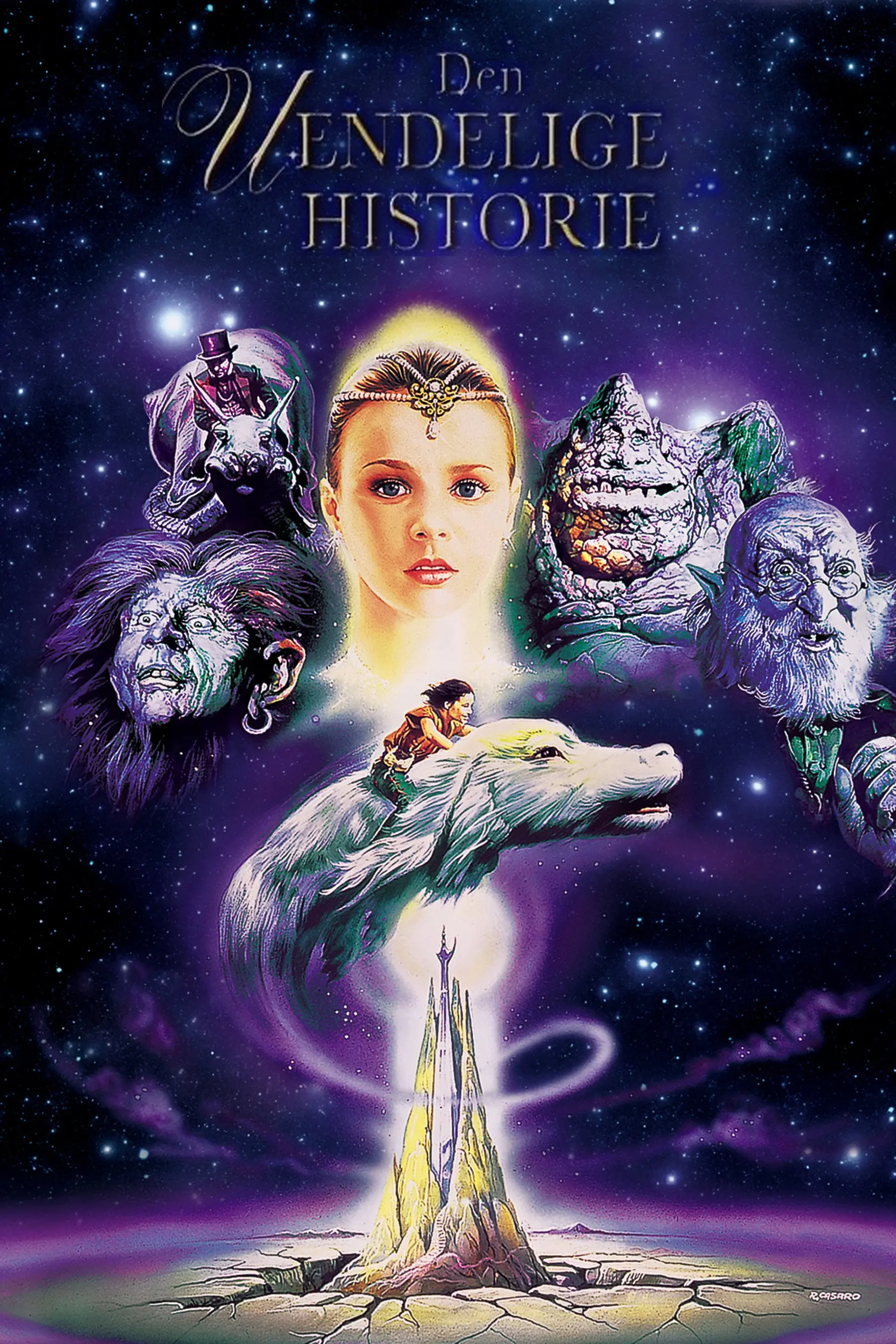 Hot Rare THE NEVERENDING STORY MOVIE Art SILK POSTER Wall Art Home Decorative painting