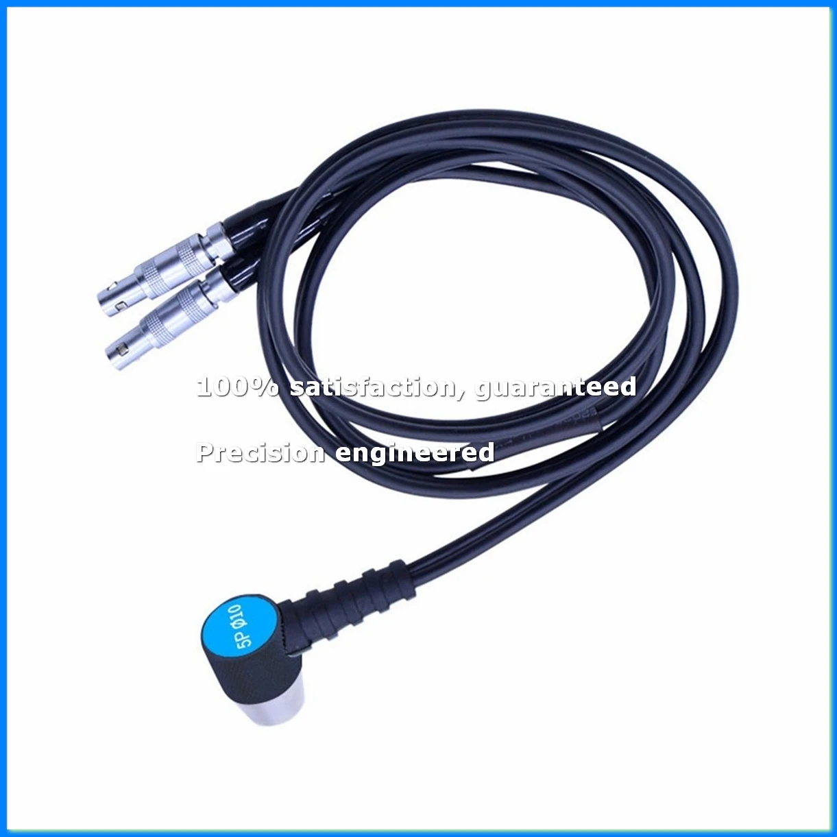 Ultrasonic Thickness Gauge Probe Cable Transducer Diameter 10mm/5MHz Probe-A07G