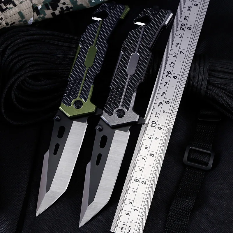 Outdoor Camping Survival High Hardness Folding Knife Self-Defense Multifunctional Cutting Tools
