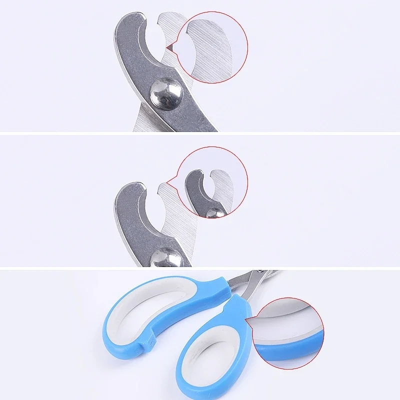 hot 1Pc Pet Nail Toe Claw Clipper Scissors Pet Dog Cat Nail Clippers Scissors Trimmer Grooming Tools  Random Color Pet Supplies