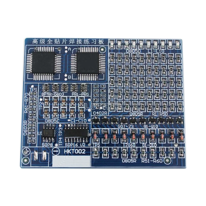 DIY Elektronische Kit SMD Component Solderen Praktijk Board NE555 CD4017 Roterende Knipperende LED SMT LQFP44 Circuit Training Kit