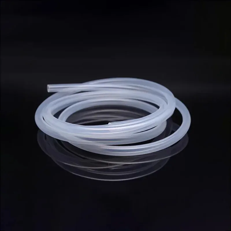 食品グレードのシリコーンチューブ醸造用医療用高温耐性透明ホース内径2-35mm