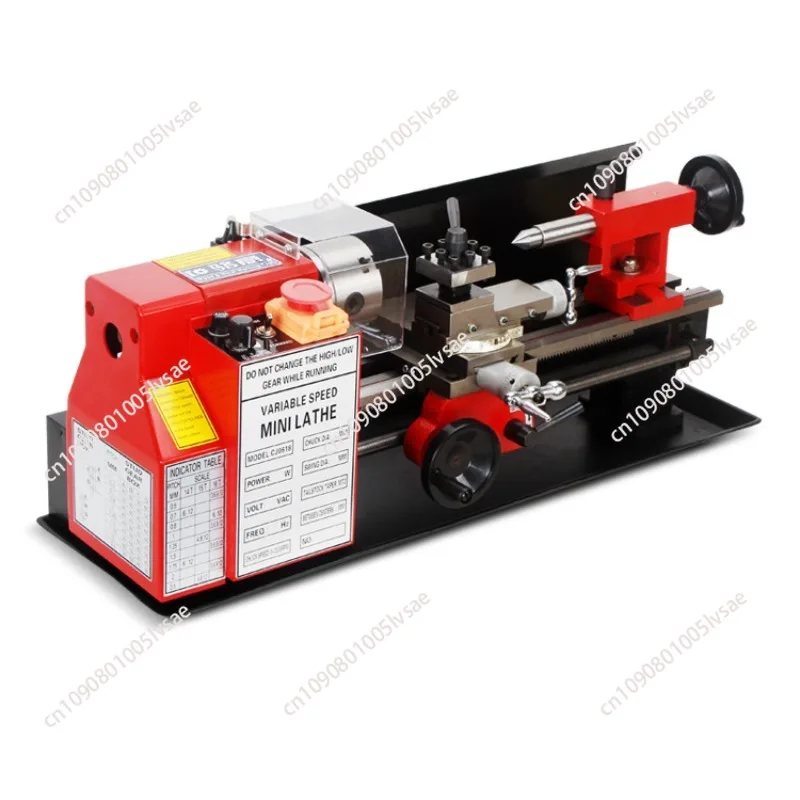 Mini high-Precision DIY Shop Benchtop Metal Lathe Tool Machine Variable Speed Milling