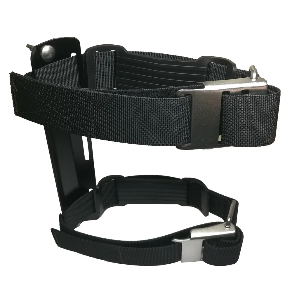 Aluminum Tech Scuba Diving Single Tank Adapter with 2 Tank Straps for Scuba Diving BCD Backplate Adapter System Set