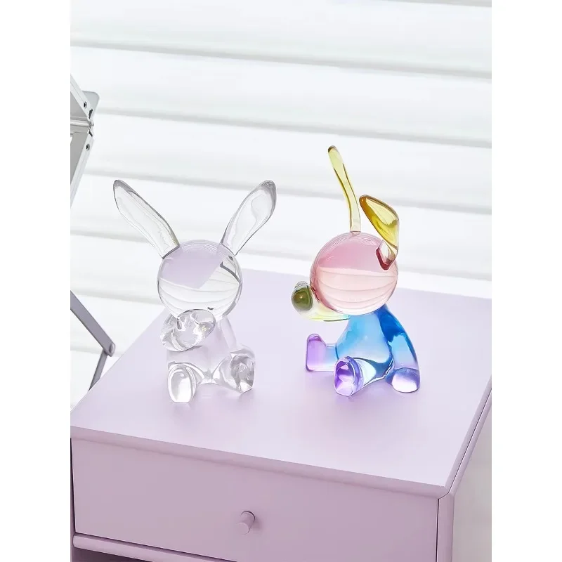 Cartoon Kaninchen Puppe Ornament Spielzeug Wohnzimmer TV-Schrank Premium-Dekoration