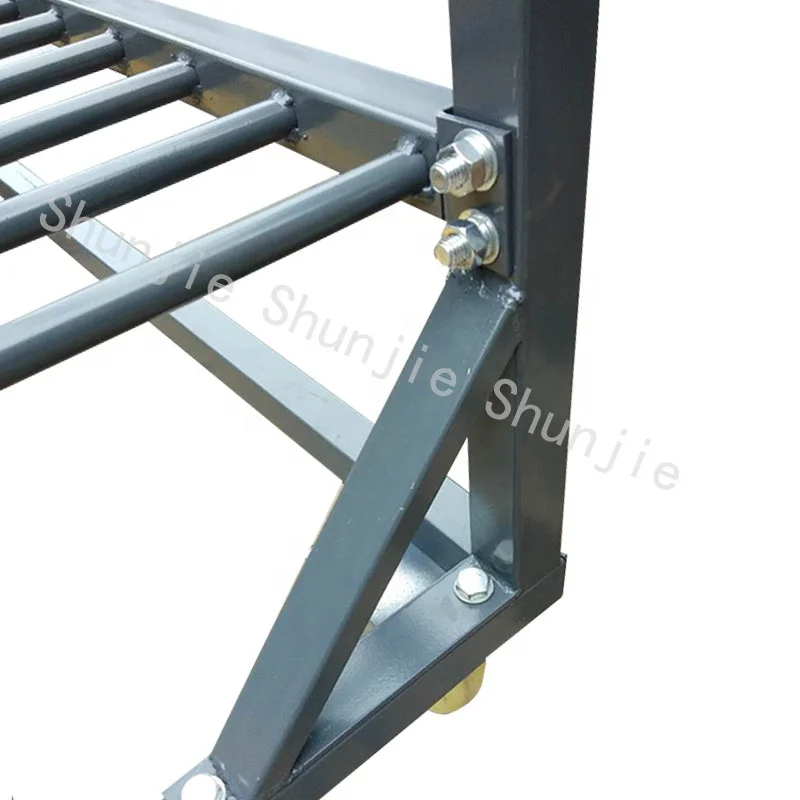 1000Kg รับน้ําหนักทนทานสําเร็จรูปประตูและหน้าต่างวางแร็คพร้อมแถบยางป้องกันรอยขีดข่วน