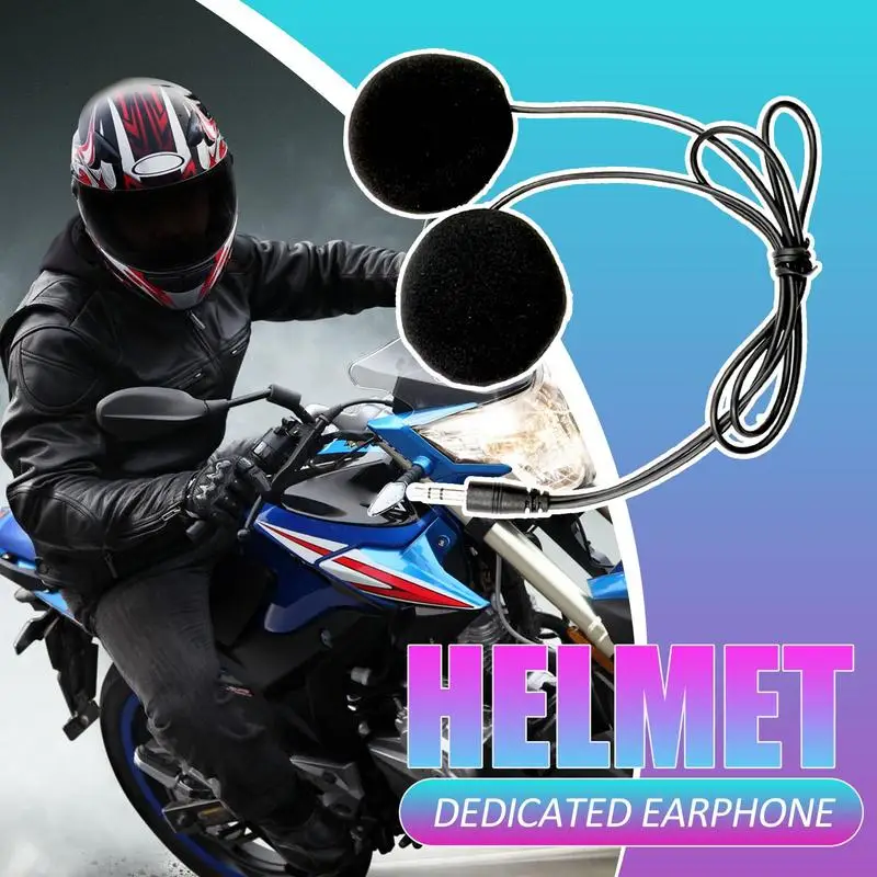 Helmet Speakers Motorcycle Earbuds Sports Equipment For Ski Cycling Snowmobile Mountain Dirtbike Sportbike Snowboarding