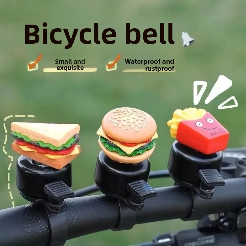 

Hamburg Cartoon Bicycle Bell - Extra Loud Universal Bike Bell for Kids' Mountain Bikes Scooter Bell Bicycle Decoration