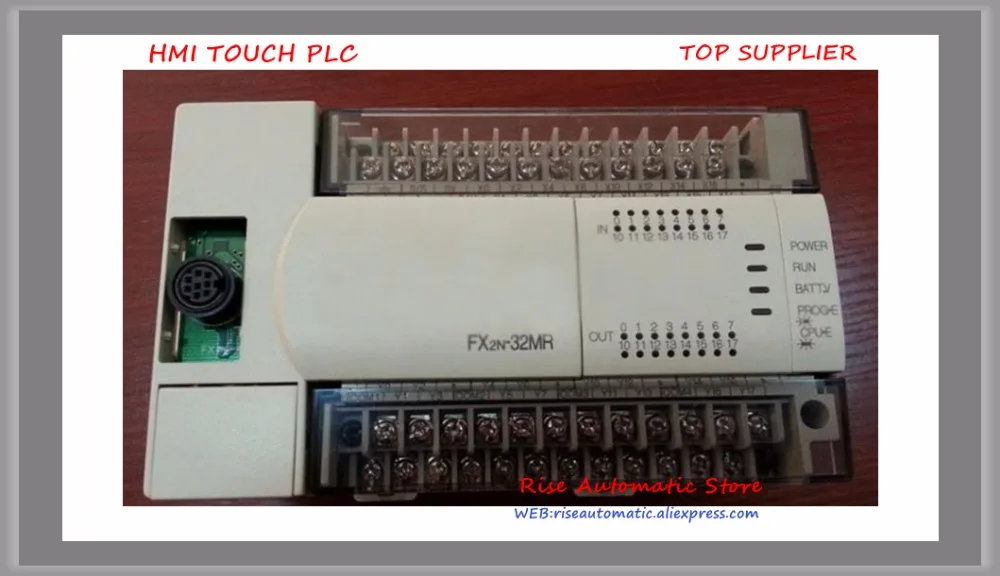 New Original Programmable Logic Controller FX2N-32MR-ES-UL FX2N-32MR-D PLC Main Unit DI 16 DO 16 Relay DC 24V