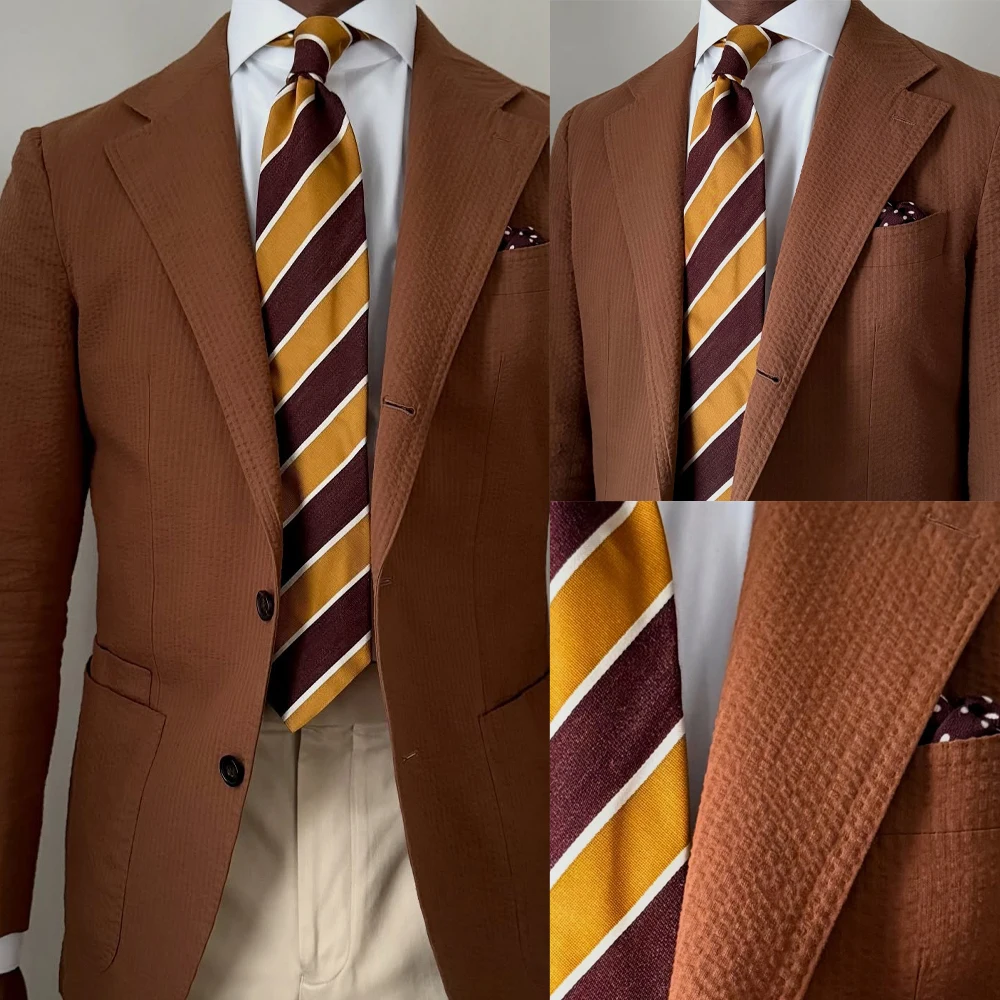 Fashion Wedding Suits One Piece Single Breasted Slim Fit Groom Tuxedos Prom Formal Occasion Custom Made Costumes Hommes
