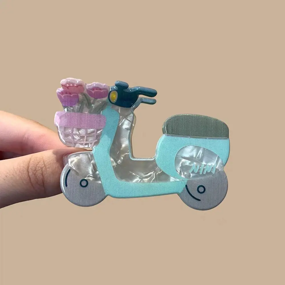 Милый акриловый креативный коготь для волос, гитара, маленький Трамвай, мультяшное животное, заколка в виде акулы, аксессуары для волос, милый милый коготь для волос, женский