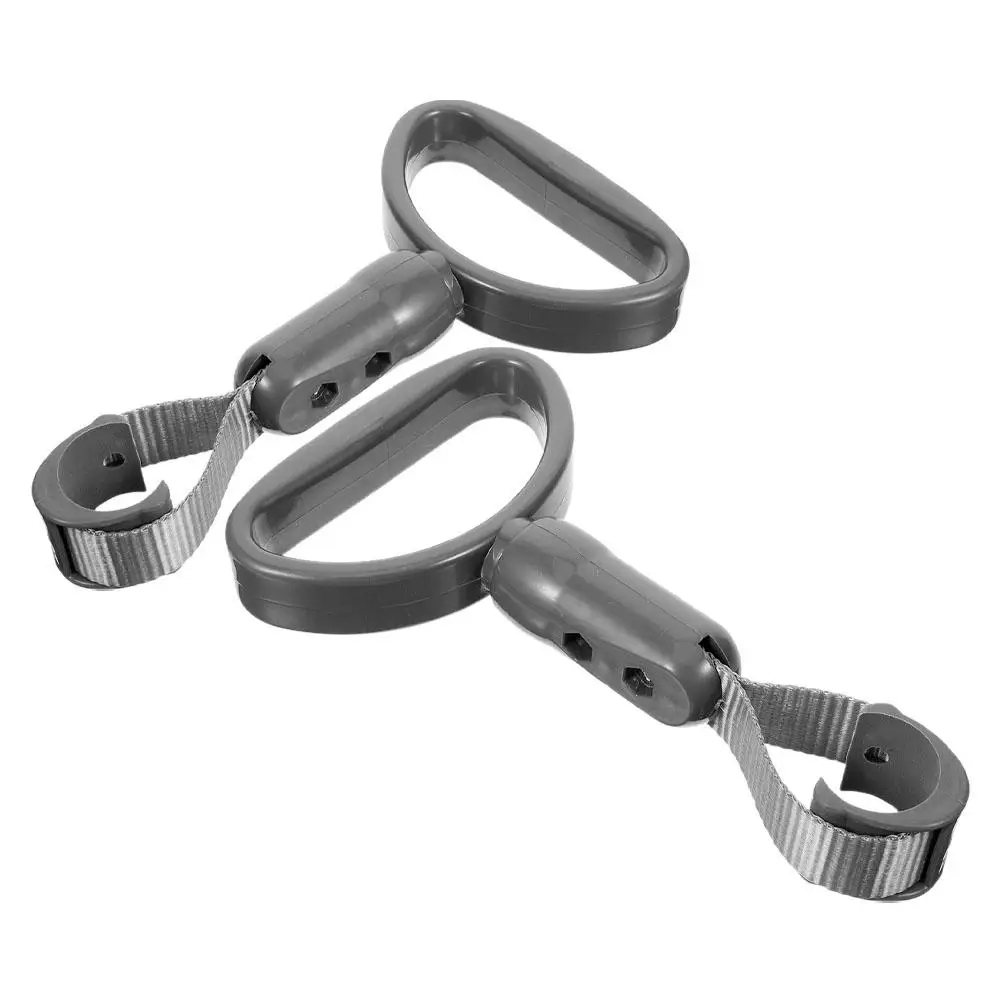 

2Pcs Half Round Handles Durable Plastic Bus Subway Car Trash Can Lid Lifter Grab Handle Advertising Easy Installation NonSlip