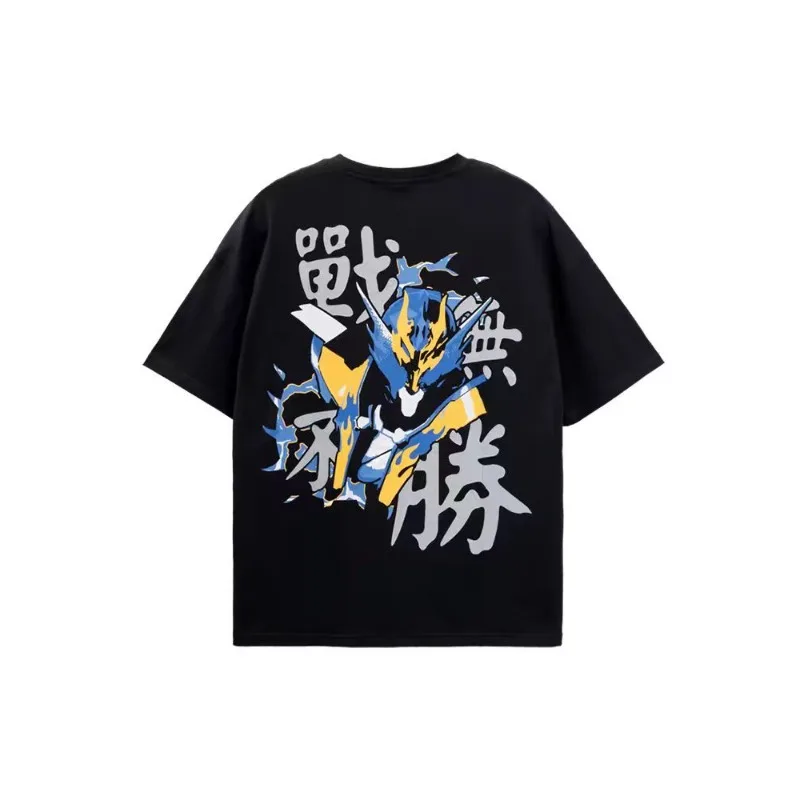 

Kamen Rider Build Creation Riding Croz T-Shirt Kamen Rider Cross-Z Printed Top American Street Men's and Women's T-Shirt