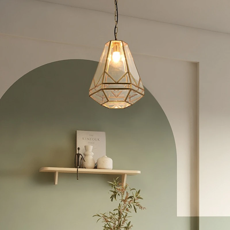 

SANDYHA Unique Modern Minimalist LED Glass Pendant Light Chandelier Stylish Home Decor Ideal for Living Room and Dining Table