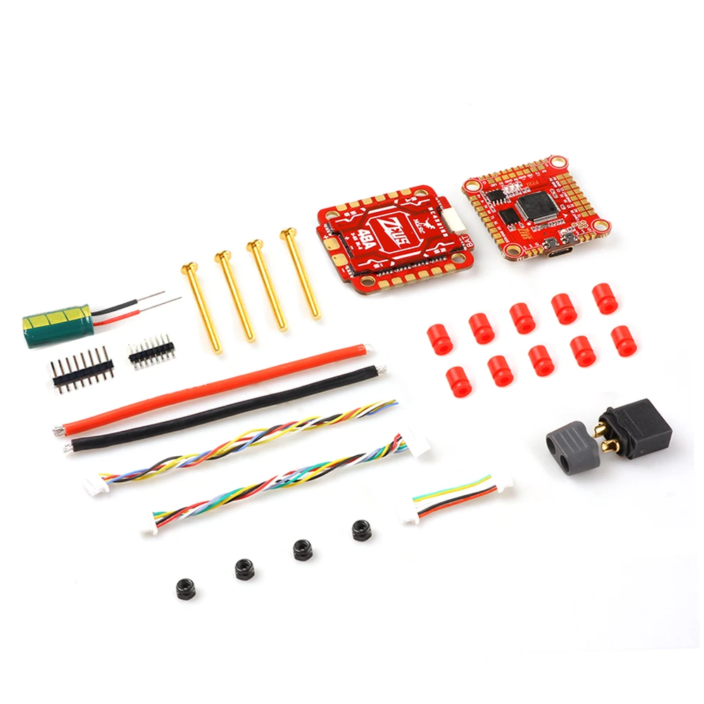 HGLRC Zeus F748 STACK 3-6S MPU6000 F722 Controller di volo 48A BLHELIS 4 in1 ESC per FPV Racing Freestyle droni parti fai da te