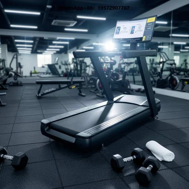 Commercial Treadmill Gym Smart Fitness Equipment LCD Screen Mobile Projection Screen Treadmills