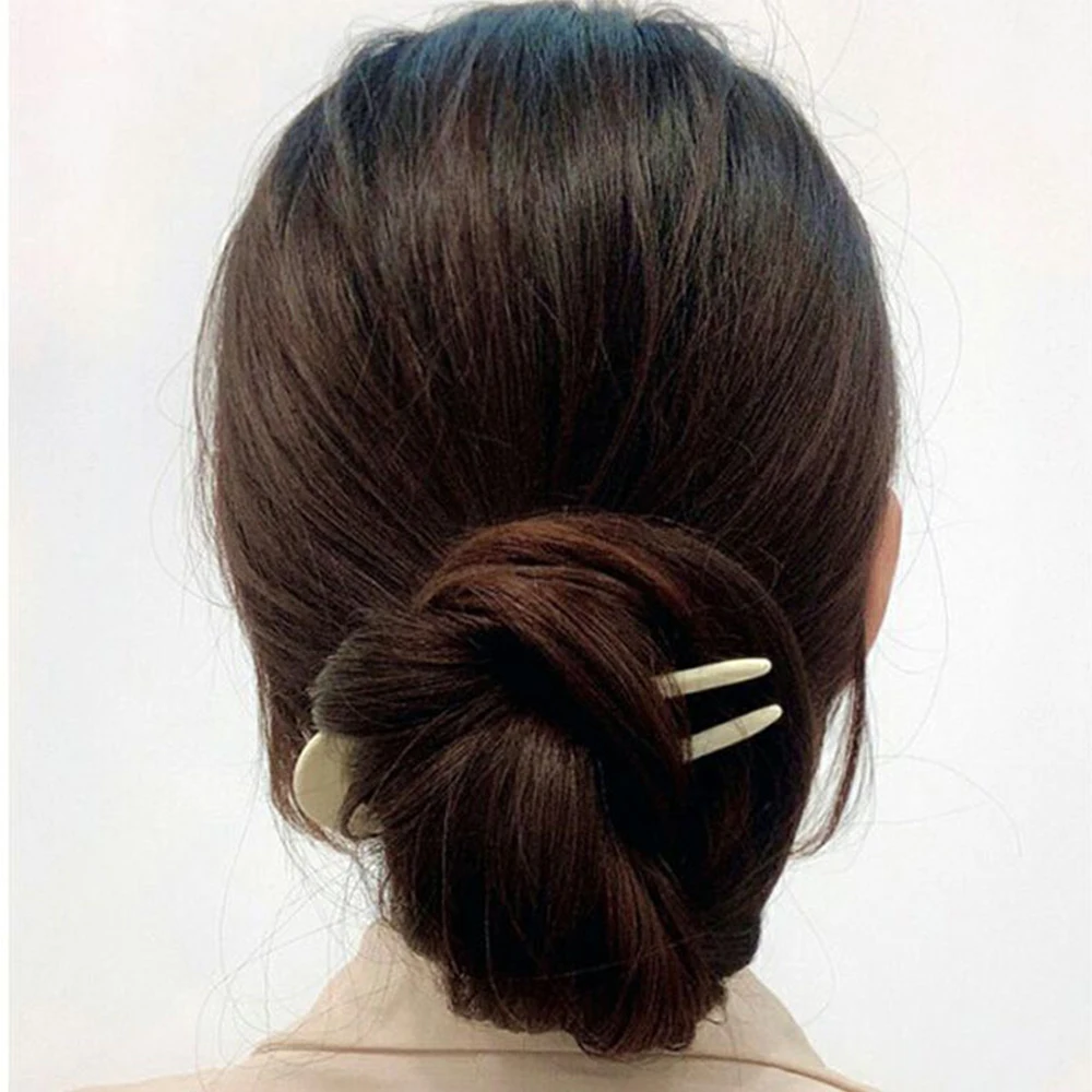 Multicolor Women U-shaped Vintage Elegance Disk Hair Hair Sticks Hair Fork Hair Accessories Hairpins