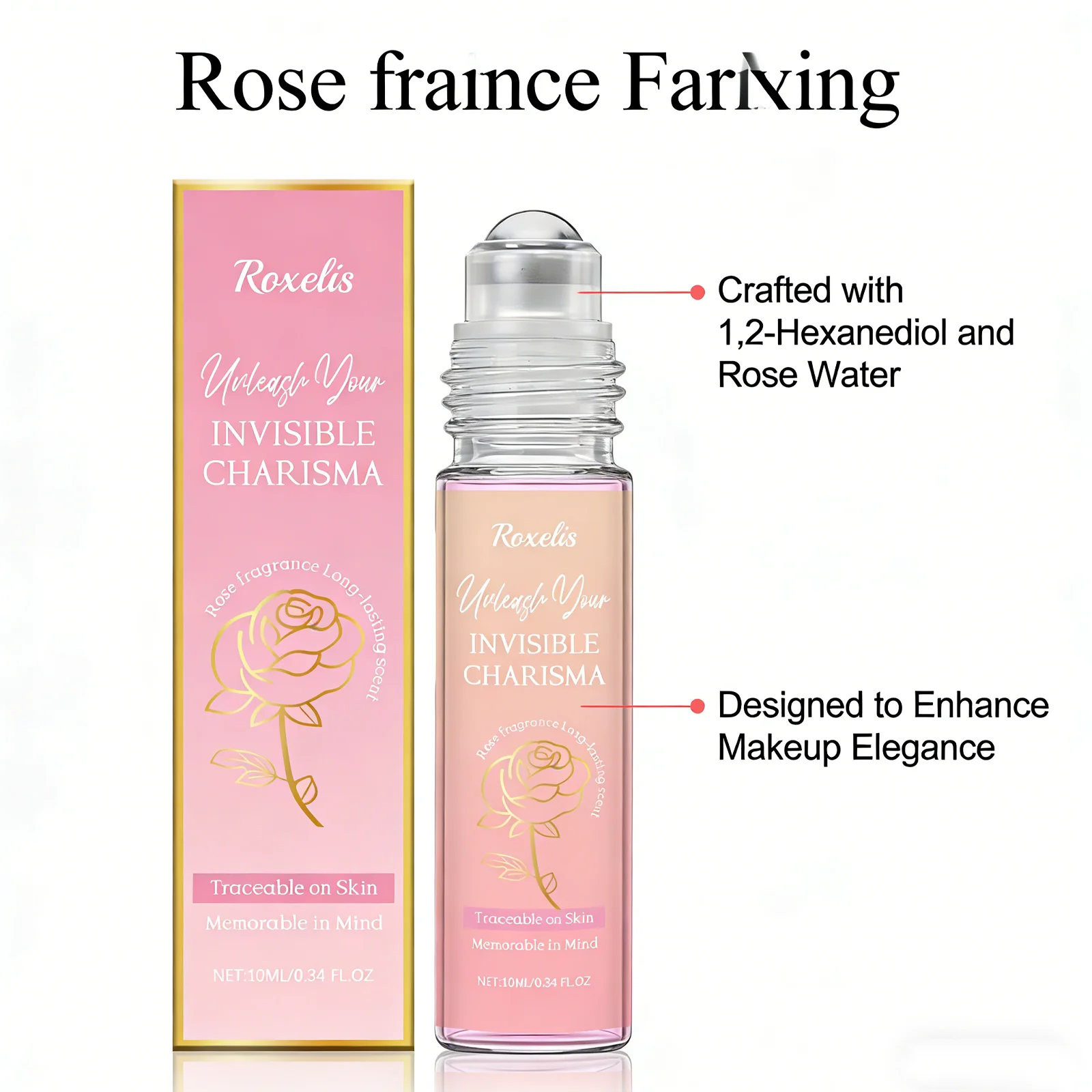 Rose Ball Fragrance is lightweight, elegant, and convenient to carry with you, leaving a fresh and natural fragrance for daily view 2