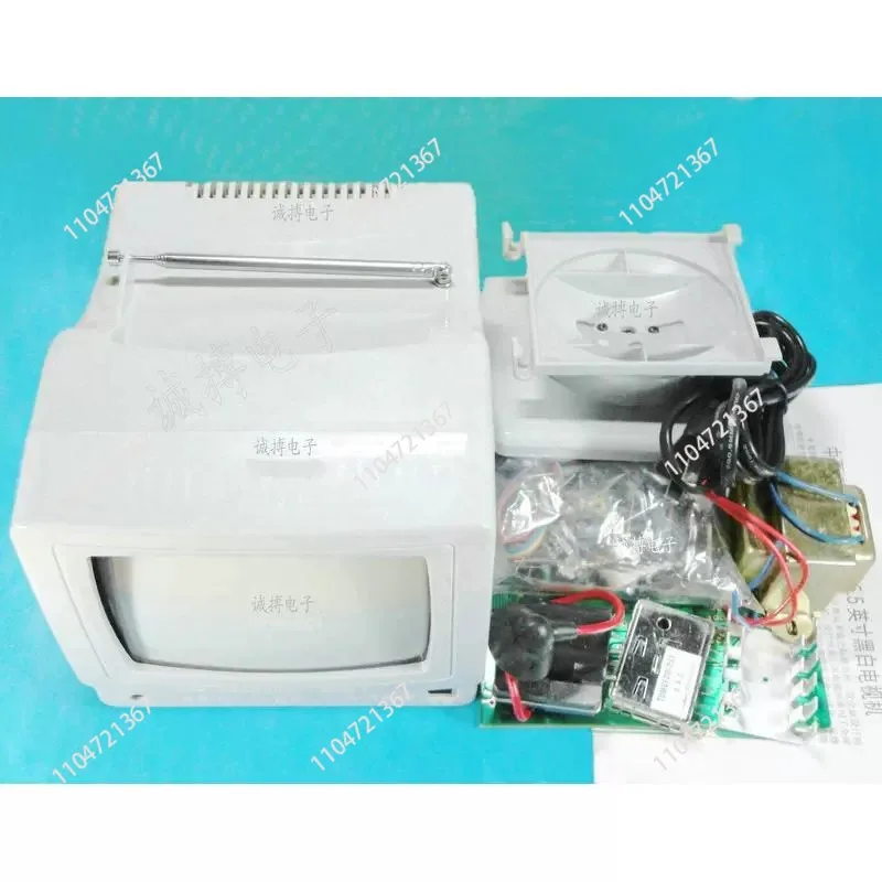 5.5 Inch Black And White Tv Kit Electronic Production Training Parts Diy ZX2035