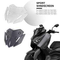ヤマハXmax125,tech max,xmax 125, 250, 300, X-MAX250, 300用モーターサイクルフロントガラスデフレクター