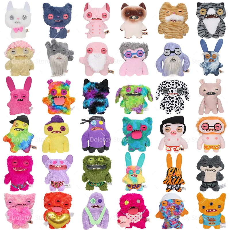 Original Fuggler Plush Toys Funny Fuggler Alley Cats Old Fogies Care Bears Powerpuff Girls  Love Fuggs Monster Peluche Dolls