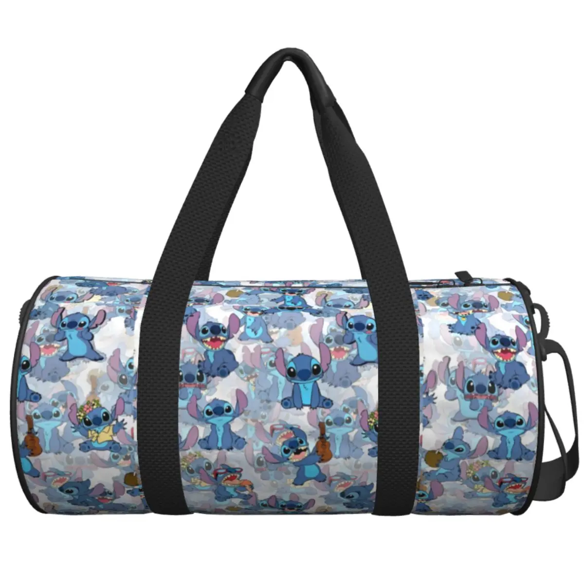 

Kawaii Lilo And Stitch Дорожная сумка с принтом Спортивные сумки для йоги Большая ретро спортивная сумка для мужчин и женщин Водонепроницаемая сумка для фитнеса на заказ