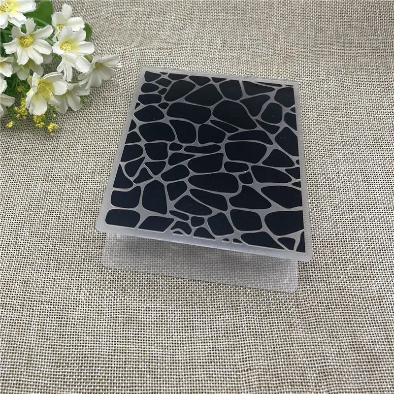 Stone DIY Plastic Embossing Folders for DIY Scrapbooking Paper Craft/Card Making Decoration Supplies