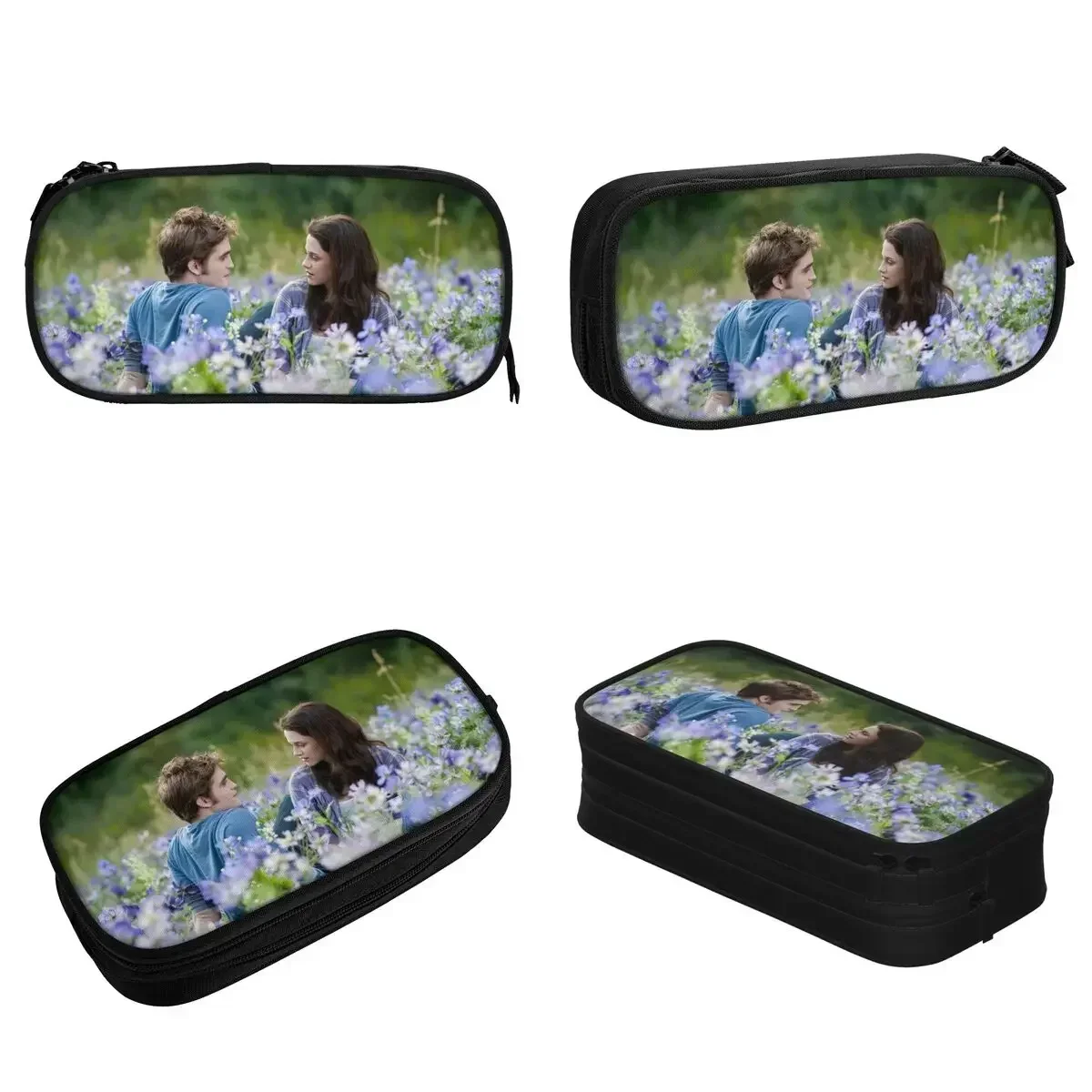 

The Twilight Saga Movie Pencil Case Classic Edward Bella Isabella Pen Box Bag Girl Boy Big Capacity Office Gifts Pencilcases