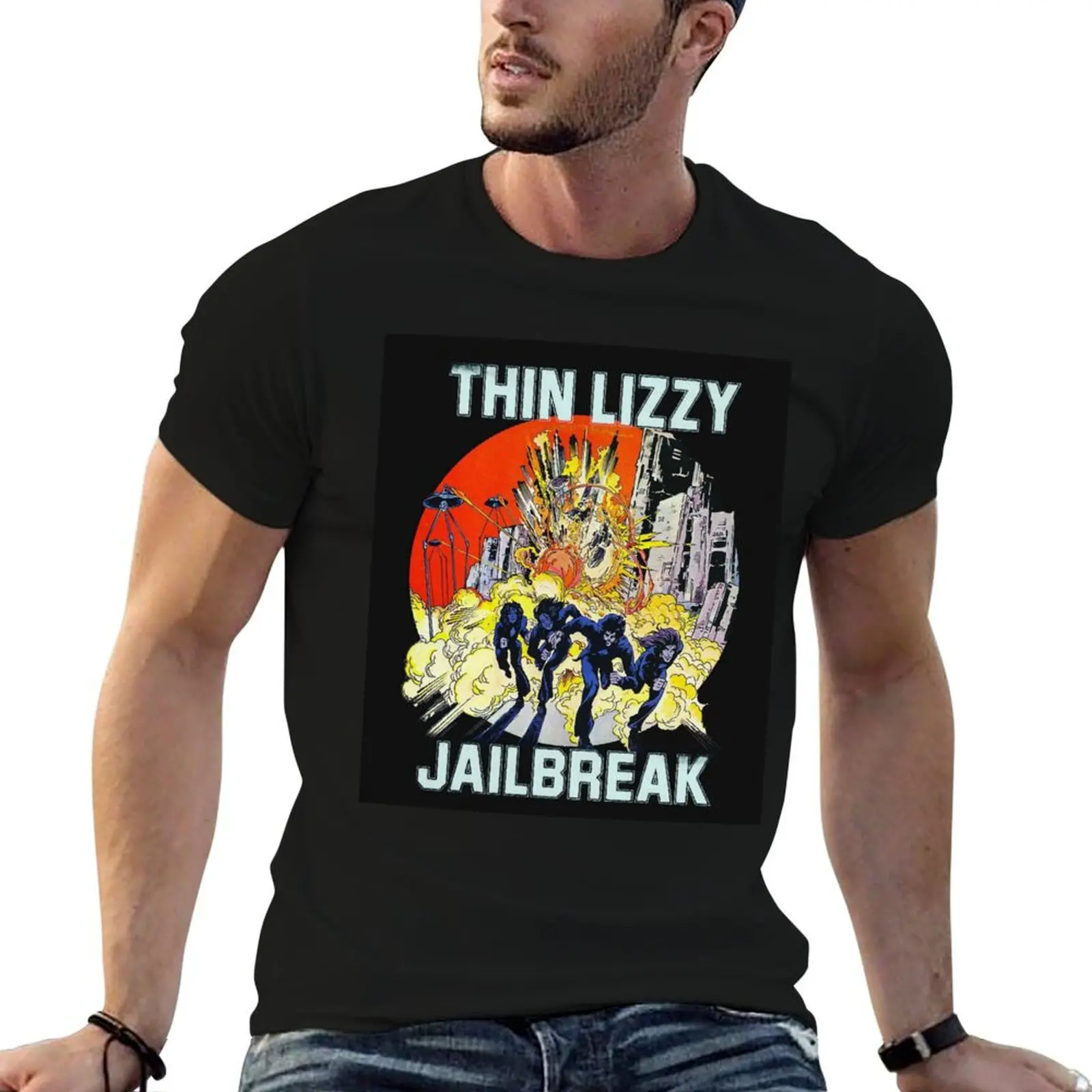 

high t shirts shirts t man Lizzy T-Shirt Thin cotton graphic quality