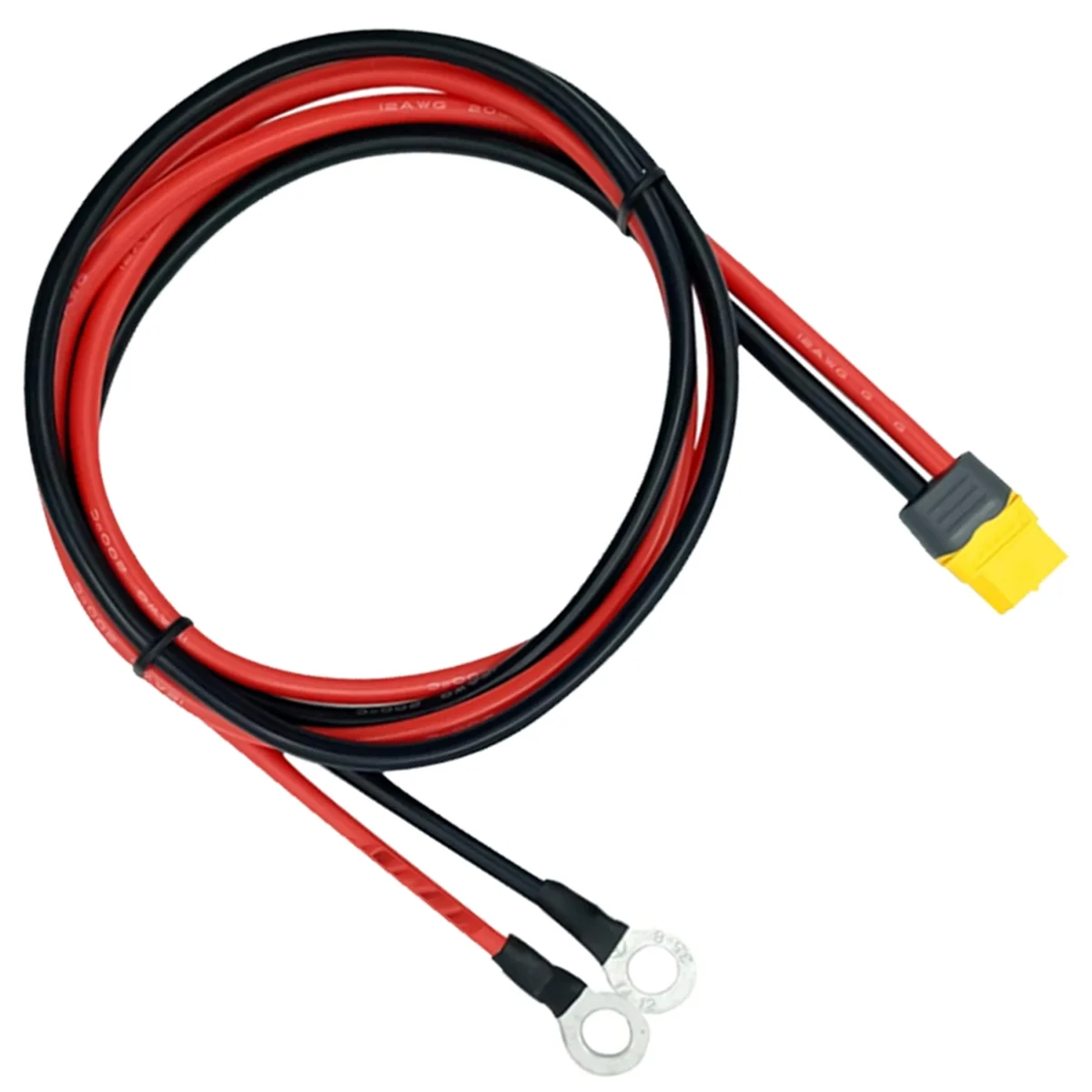 XT60 to O Ring Terminal Cable,XT60H Female to O Ring Eyelet Terminal Plug Connector Cable for RC Lipo Battery