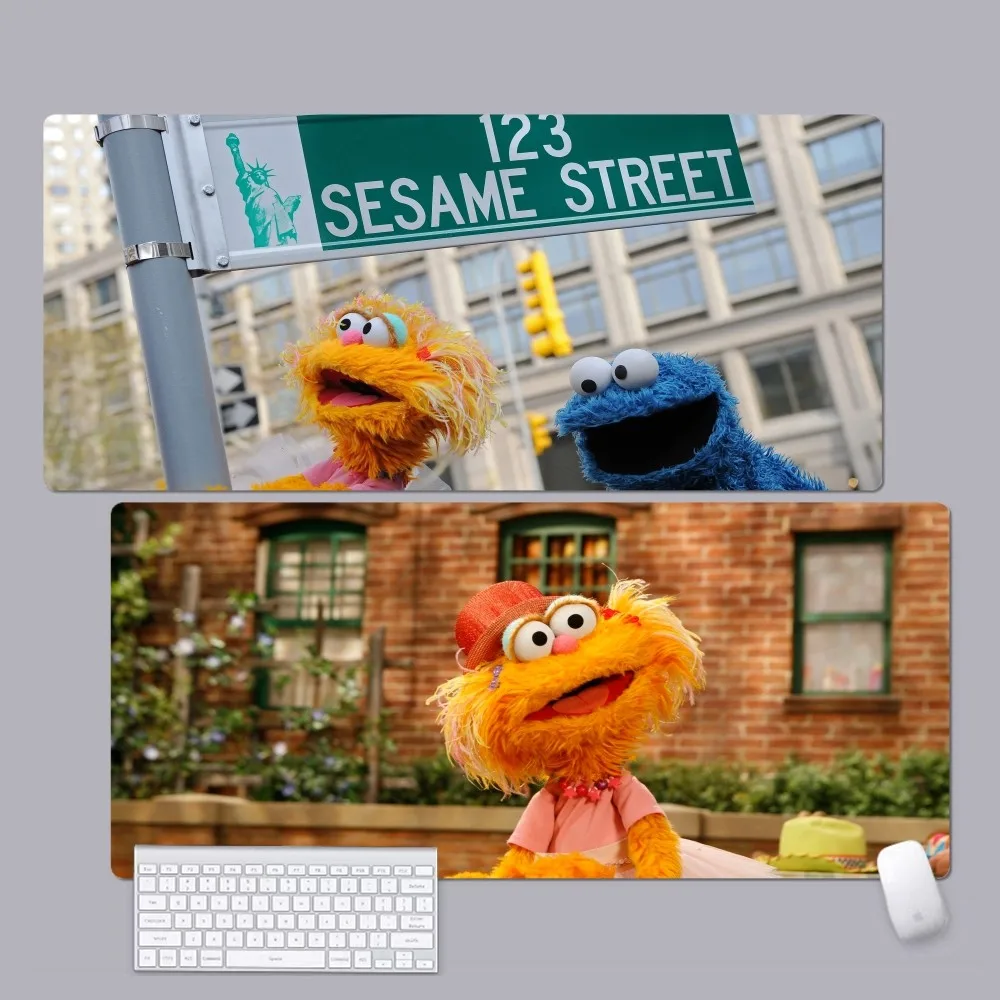 

INS Sesame Street Cookie Mousepad 80x30cm XL Lockedge PC Gaming Mouse Pad Gamer Desk Mats Keyboard Pad Mause Pad Muismat