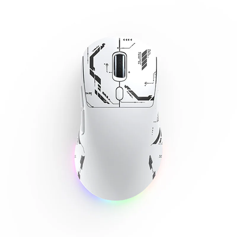Dual Mode Rechargeable Wireless Bluetooth Mouse Low Quiet Click Compatible with Desktop PC and Notebook Computer