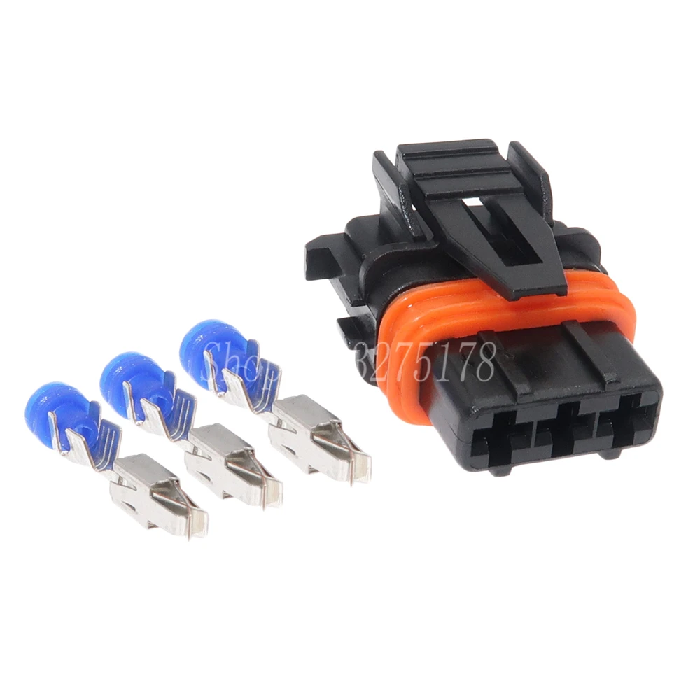 1 Set 3 Pin 368161-1 1928404074 Automobile Throttle Position Sensor TPS Connector for Hyundai Elantra Car Waterproof Cable Plug