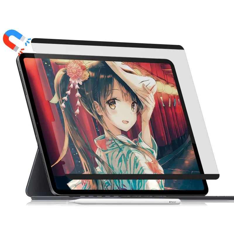 Magnetic Film Paper Screen Protector Removable For 2026 iPad Pro 13 /Air 11/iPad Air8 /m3/m4/ iPad Pro 12.9 IPad 12th 2026 11