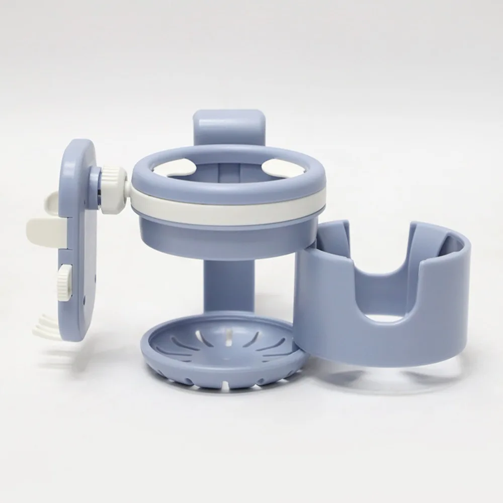 Anti-slip Baby Stroller Cup Holder Easy To Install Adjustable Kids Cup Stand Rotatable Phone Holder