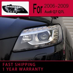 Car Lights for Audi Q7 Q7L Headlight 2006-2015 Q7 Head Lamp Drl Projector Lens Automotive Accessories