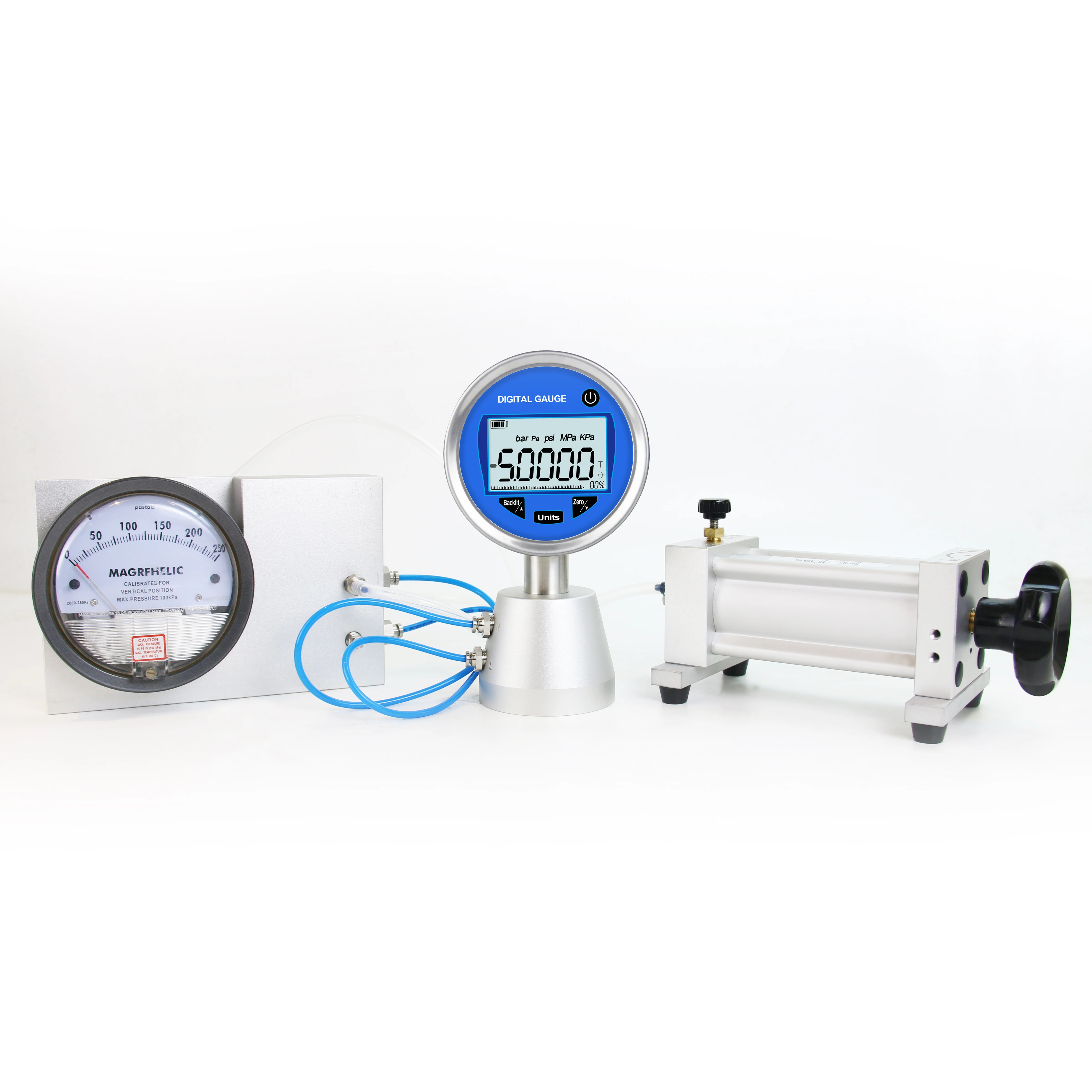Yunyi Micro Differential Pressure Gauge Calibrator Portable Digital Manometer for Sensitive Low Pressure Calibration
