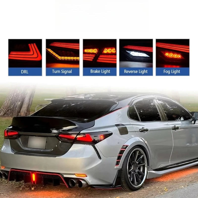 Factory 2018-2021 for for Camry LED Tail Lights Rear DRL Start up Animation Rear Lights Assembly