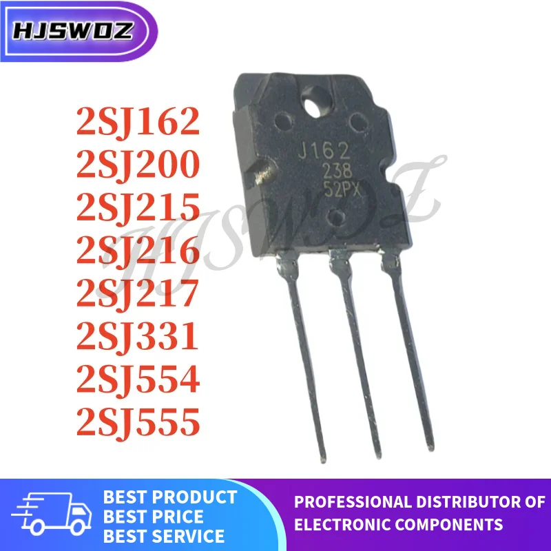 5PCS 2SJ162 2SJ554 2SJ555 2SJ200 2SJ217 2SJ331 2SJ216 2SJ215 J162 J554 J555 J200 J217 J331 J216 J215 TO-3P Brand New In Stock