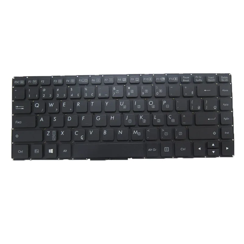 Balck Laptop Keyboard For GETAC V138418CS1 V00 BP-RO 531087680958 Brazil BR No Frame&Backlight New