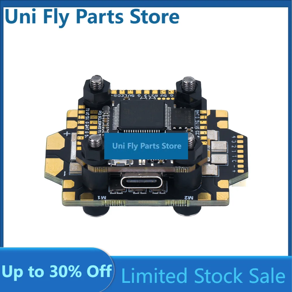 UniFlyAxisflying Argus Mini 55A Stack F7 Pro Flight Controller MPU6000 / ICM-42688-P 55A ESC For RC FPV Freestyle Drones