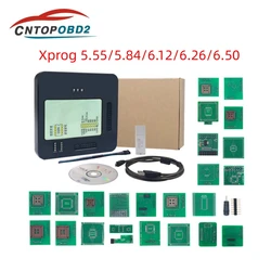 XProg-M V6.50 6.26 6.12 Xprog 5.84 5.55 자동 ECU 칩 튜닝 프로그래머 도구, 풀 어댑터 USB 동글 포함, 최고 품질