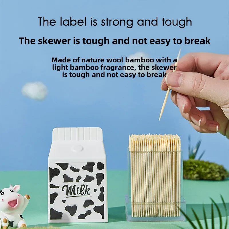 

Luxury Cotton Swab and Toothpick Holder - Elegant Plastic Design, Ideal for Home Use, Keeps Your Space Organized