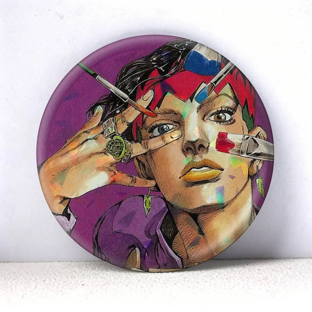 JOJO Anime   75mm 58mm 44mm 25mm Brooch Backpack Hat Pins Accessories Toys Badge