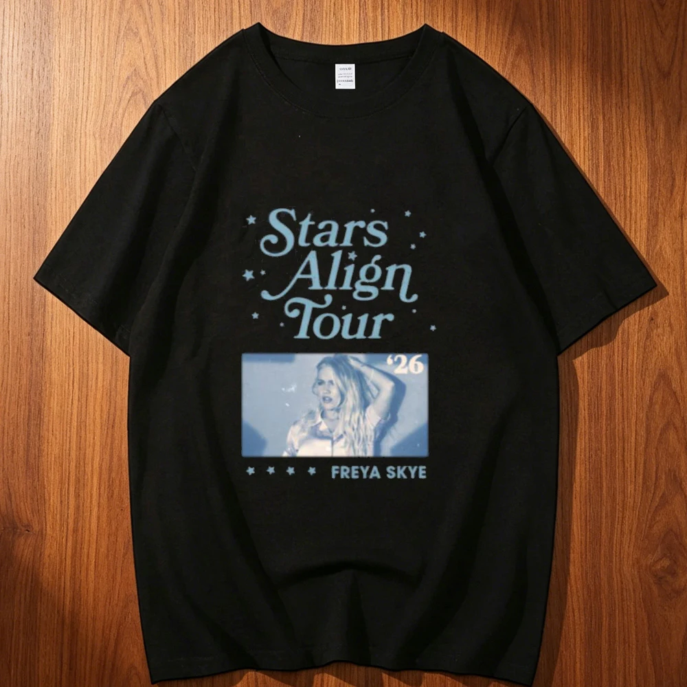 Freya Skye cotton top tees teen Retro korean clothes Comfortable graphic harajuku  shirt Colorful Grunge Pop Culture Classic