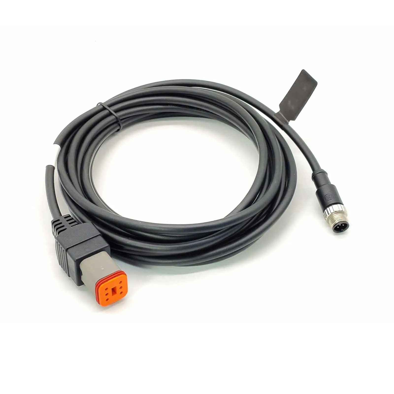Marine NMEA 2000 Compatible Cable DT06 6S to M12 Male 5 Pin 5 Meters 