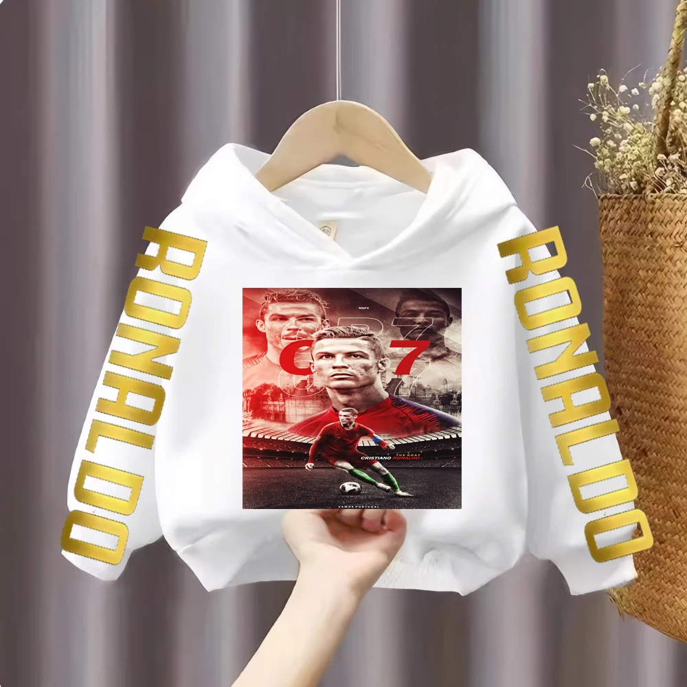 

Ronaldo CR7 Unisex Hoodie for Kids Spring Autumn Outdoor Casual